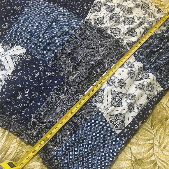 Bohemian patchwork, cotton skirt - Picture 6 of 6